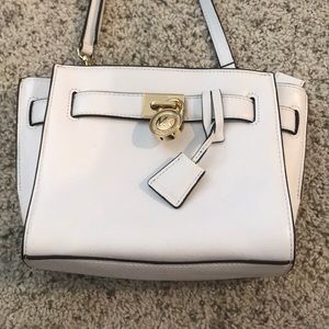White Michael Kors crossbody purse